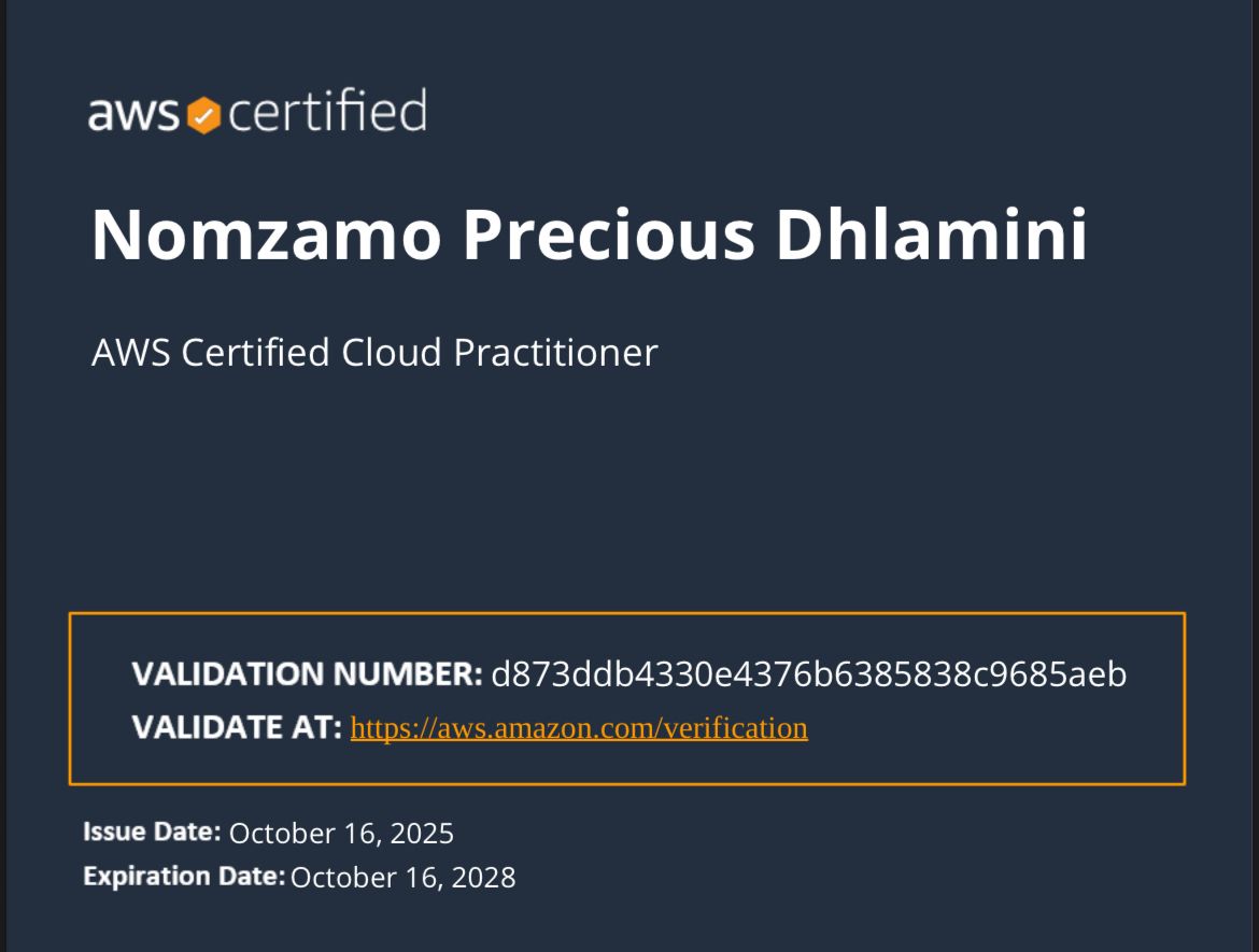 AWS Certified Cloud Practitioner